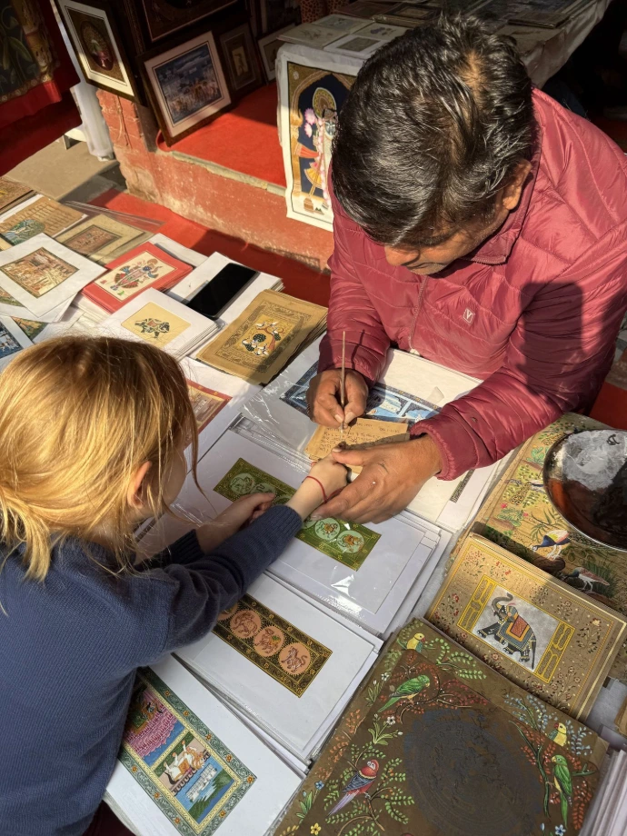 Dilli Haat miniature paintings